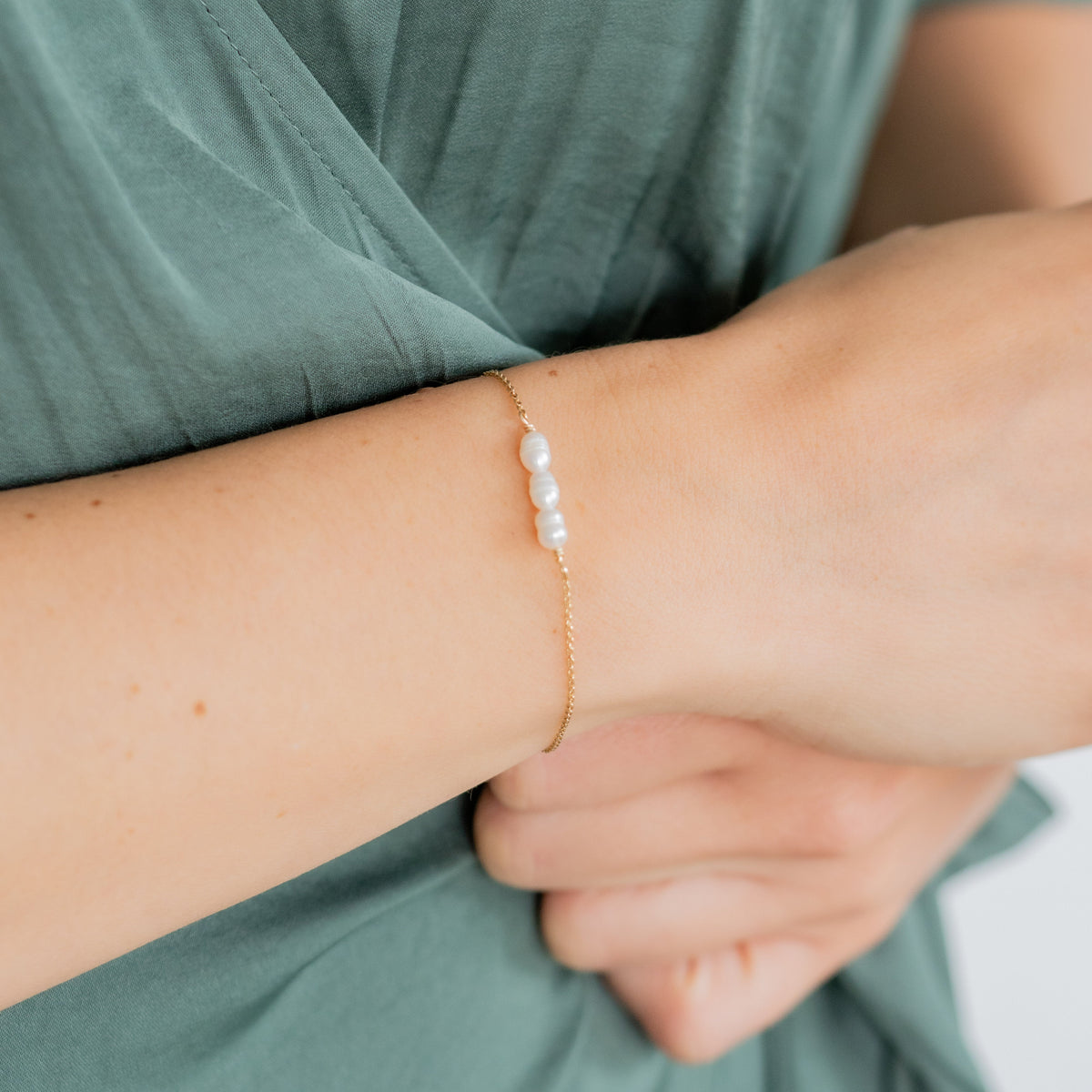 Amelie | Süßwasserperlen Armband für die Trauzeugin